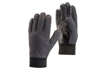 Image of Black Diamond MidWeight Softshell Glove - Unisex, SMOKE, Small, BD801041SMOKSM 1