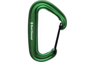 Image of Black Diamond Miniwire Carabiner, Green, BD2102353005ALL1