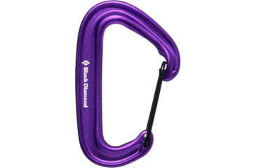 Image of Black Diamond Miniwire Carabiner, Purple, BD2102355000ALL1