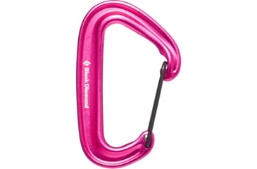 Image of Black Diamond Miniwire Carabiner, Ultra Pink, BD2102356015ALL1