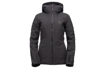 Image of Black Diamond Mission Down Womens Ski Parka, Smoke, Large, APXNJ9022LRG1