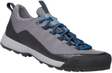 Image of Black Diamond Mission LT Approach Shoes - Mens, Nickel/Ultra Blue, 9.5 US, BD58000191280951