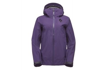 Image of Black Diamond Mission Womens Ski Shell Jacket, Nightshade, Extra Small, APEFMV570XSM1