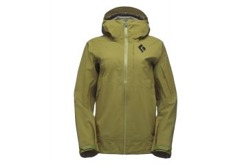Image of Black Diamond Mission Womens Ski Shell Jacket, Sage, Extra Small, APEFMV325XSM1