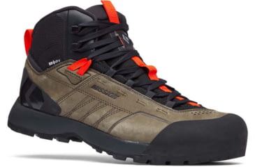 Image of Black Diamond Missn Leather Mid WP Approach Shoes - Mens, Walnuts/Octane, 12.5, BD58002693731251