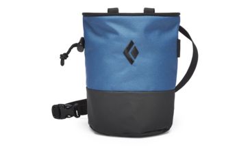 Image of Black Diamond Mojo Zip Chalk Bag, Astral Blue/Slate, Range Medium - Large, BD6301559033M-L1