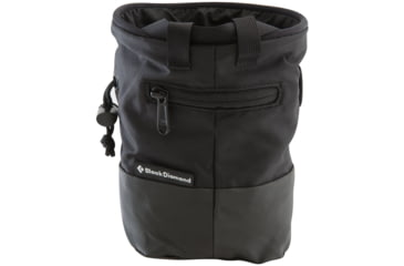 Image of Black Diamond Mojo Zip Chalk Bag-Black-Clearance-M/L