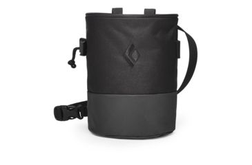 Image of Black Diamond Mojo Zip Chalk Bag, Black/Slate, Range Medium - Large, BD6301559032M-L1