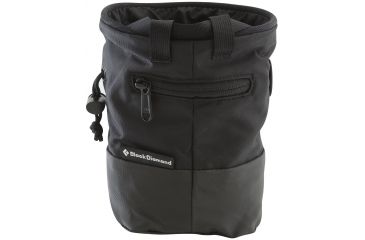 Image of Black Diamond Mojo Zip Chalk Bag - Black - Small