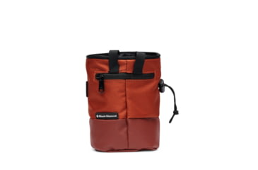 Image of Black Diamond Mojo Zip Chalk Bag, Burnt Sienna, Medium/Large, BD6301556044M_L1