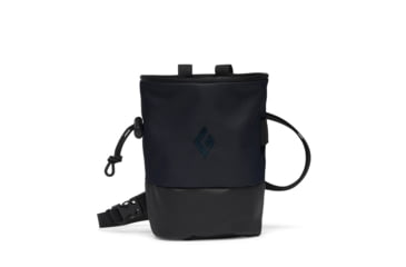 Image of Black Diamond Mojo Zip Chalk Bag, Carbon, Small Medium, BD6301550003S-M1
