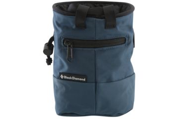Image of Black Diamond Mojo Zip Chalk Bag - Dark Denim - Small