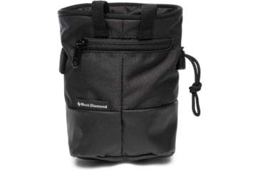 Image of Black Diamond Mojo Zip Chalk Bag, Pewter, Small/Medium, BD6301551016S-M1