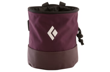 Image of Black Diamond Mojo Zip Chalk Bag-Plum-S/M