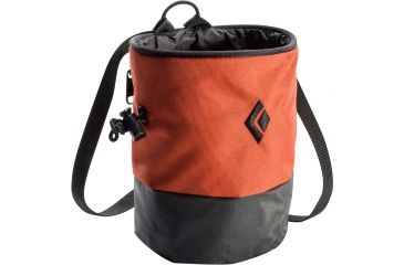Image of Black Diamond Mojo Zip Chalk Bag-Rust-S/M