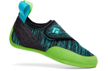 Image of Black Diamond Momentum Climbing Shoes - Kids, Envy Green, 3, BD57015130110031