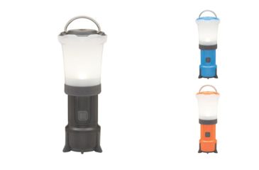 Image of Black Diamond Orbit Lantern, Matte Black, Process Blue, Vibrant Orange