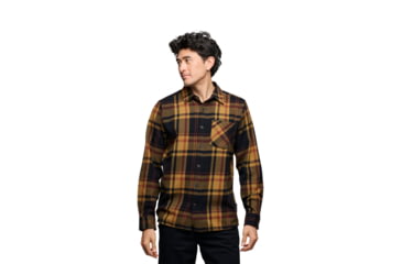 Image of Black Diamond Project Flannel - Men's, Black/Flax Plaid, Large, AP7440639623LRG1