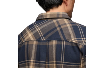 Image of Black Diamond Project Flannel - Mens, Charcoal/Walnut Plaid, Extra Large, AP7440639627XLG1