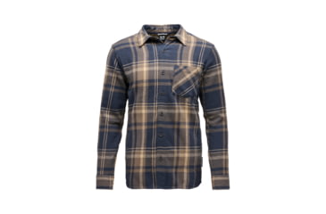 Image of Black Diamond Project Flannel - Mens, Charcoal/Walnut Plaid, Extra Large, AP7440639627XLG1