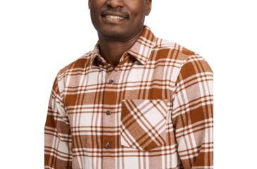 Image of Black Diamond Project Flannel - Mens, Clay/Off White Plaid, Small, AP7440639718SML1