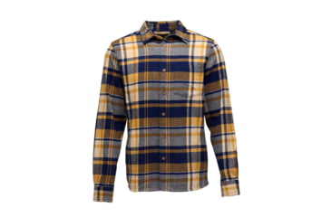 Image of Black Diamond Project Flannel - Mens, Indigo/Gold Plaid, Large, AP7440639534LRG1