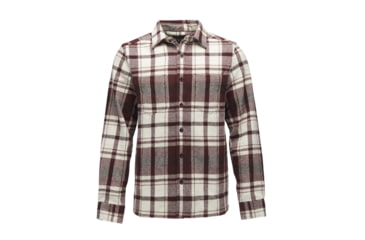 Image of Black Diamond Project Heavy Flannel - Men's, Burgundy/Off White Plaid, Medium, AP7440649517MED1