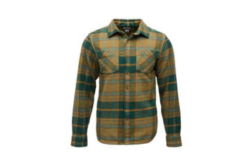 Image of Black Diamond Project Heavy Flannel - Mens, Deep Woods/Laurel Green/Flax, Small, AP7440649721SML1