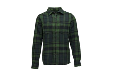 Image of Black Diamond Project Heavy Flannel - Mens, Palm Green/Anthracite Plaid, Medium, AP7440649548MED1