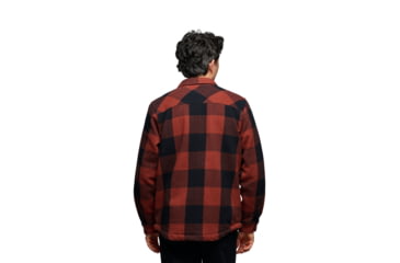 Image of Black Diamond Project Lined Flannel - Mens, Iron Red/Black, Medium, AP7440659633MED1