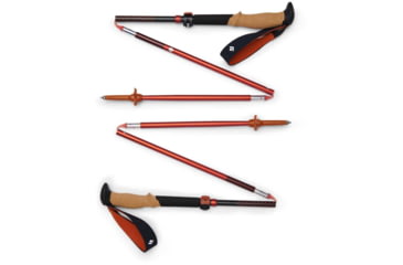 Image of Black Diamond Pursuit Flz Trekking Poles, Black/Octane, Medium/Large, BD1100679412M-L1