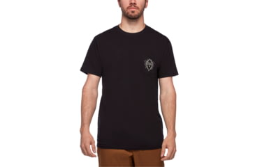 Image of Black Diamond Rays Pocket Tee - Mens, Black, Extra Small, AP7300360002XSM1
