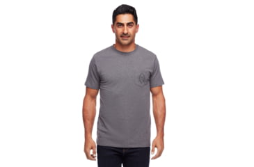 Image of Black Diamond Rays Pocket Tee - Mens, Charcoal Heather, Extra Small, AP7300360036XSM1