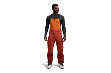 Image of Black Diamond Recon Stretch Bibs - Mens, Saffron/Burnt Sienna, Small, AP7410289712SML1