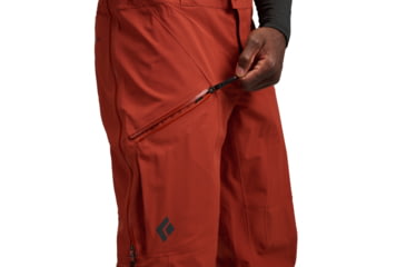 Image of Black Diamond Recon Stretch Bibs - Mens, Saffron/Burnt Sienna, Small, AP7410289712SML1