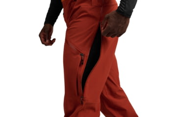 Image of Black Diamond Recon Stretch Bibs - Mens, Saffron/Burnt Sienna, Small, AP7410289712SML1