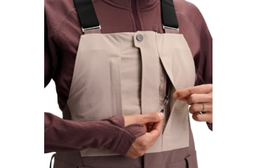 Image of Black Diamond Recon Stretch Bibs - Womens, Pale Mauve/Dark Mauve, Small, AP7410359711SML1
