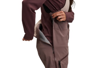 Image of Black Diamond Recon Stretch Bibs - Womens, Pale Mauve/Dark Mauve, Small, AP7410359711SML1
