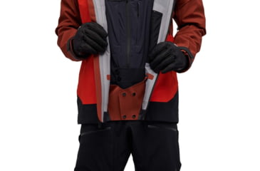 Image of Black Diamond Recon Stretch Ski Shell - Mens, Mulled Cider/Black/Octane, Small, APK6HI9407SML1