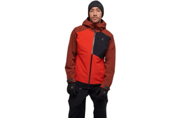 Image of Black Diamond Recon Stretch Ski Shell - Mens, Mulled Cider/Black/Octane, Small, APK6HI9407SML1