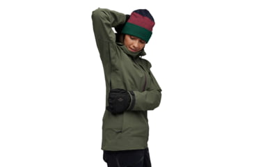 Image of Black Diamond Recon Stretch Ski Shell - Womens, Crag Green/Creek Blue, Medium, APE7O99525MED1