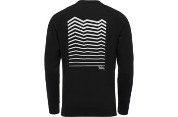 Image of Black Diamond Ridge Logo Crew Sweater - Mens, Black, Extra Small, AP7300300002XSM1