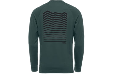 Image of Black Diamond Ridge Logo Crew Sweater - Mens, Deep Forest, Extra Small, AP7300303003XSM1