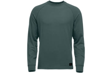 Image of Black Diamond Ridge Logo Crew Sweater - Mens, Deep Forest, Extra Small, AP7300303003XSM1