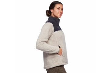 Image of Black Diamond Roadie QTR Zip Fleece - Womens, Dune/Carbon, Medium, AP7440289166MED1