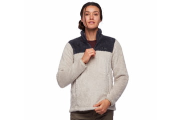 Image of Black Diamond Roadie QTR Zip Fleece - Womens, Dune/Carbon, Medium, AP7440289166MED1