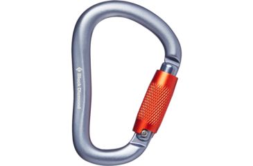 Image of Black Diamond Rocklock Twistlock Carabiner, Gray, BD2102581003ALL1