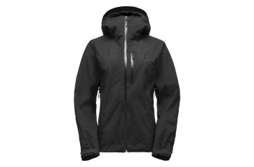 Image of Black Diamond Sharp End Womens Shell Ski Jacket, Black, Large, APIL29015LRG1