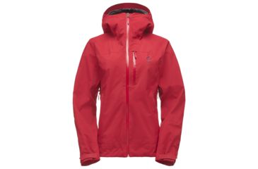 Image of Black Diamond Sharp End Womens Shell Ski Jacket, Maroon, Large, APIL29613LRG1
