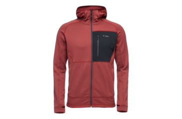 Image of Black Diamond Shed, Fleece 2 Hoody - Mens, Red Oxide, Medium, SS7440406010MED1-DEMO